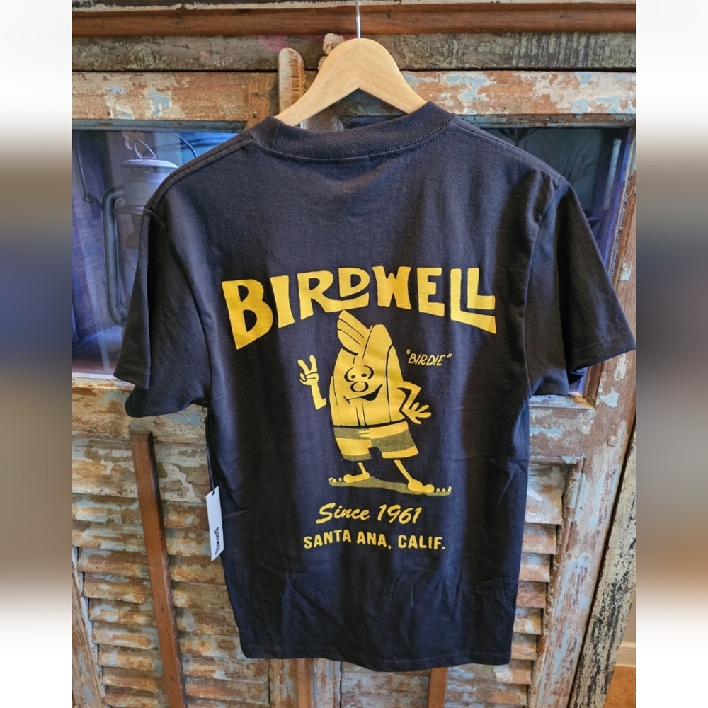 Birdwell Britches Black Yellow Logo T-shirt